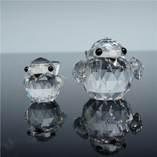 Swarovski Crystal Figurines- Large and Mini Sparrows