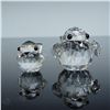 Image 1 : Swarovski Crystal Figurines- Large and Mini Sparrows
