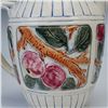 Image 2 : 2pc Vintage Pottery Collection Weller Pitcher & Unmarked Floral Bowl
