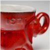 Image 4 : 4pc Frankoma GOP Red and Blue Ceramic Elephant Mugs, 1976 & 1985