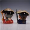 Image 2 : 2pc Royal Doulton Large Character Jugs, Gaoler D6570 & Guardsman D6568