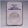 Image 1 : 2008 American Silver Eagle Early Release Dollar Coin NGC Graded MS 69