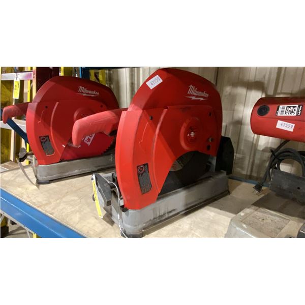 MILWAUKEE 6177-20, 14" INDUSTRIAL ELECTRIC ABRASIVE CUT OFF SAW