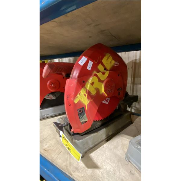 MILWAUKEE 6177-20, 14" INDUSTRIAL ELECTRIC ABRASIVE CUT OFF SAW