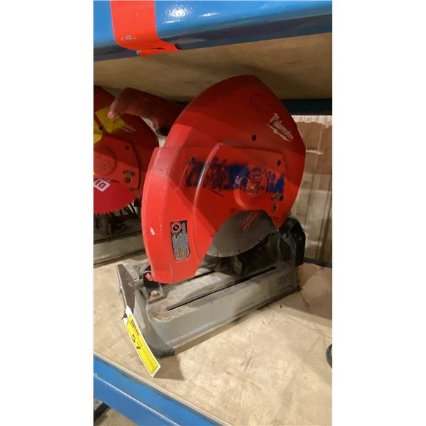 MILWAUKEE 6177-20, 14" INDUSTRIAL ELECTRIC ABRASIVE CUT OFF SAW