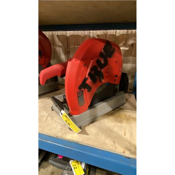 MILWAUKEE 6177-20, 14" INDUSTRIAL ELECTRIC ABRASIVE CUT OFF SAW