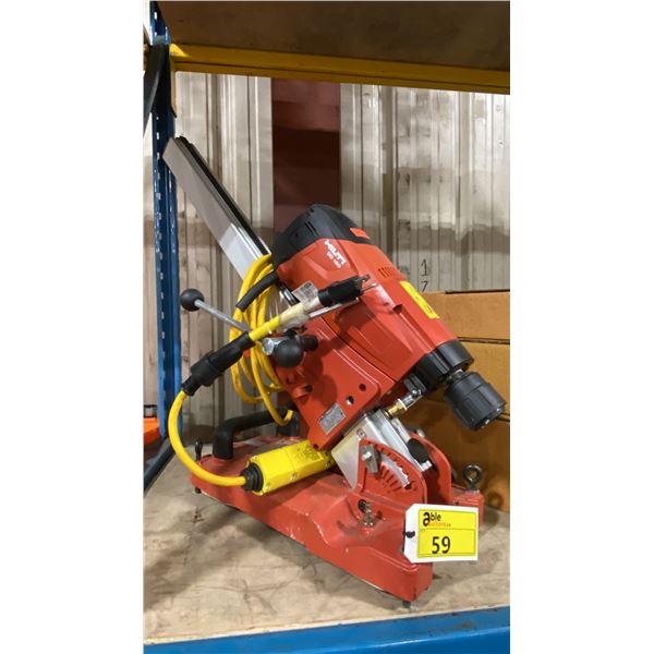 HILTI DD 160 COMPACT INDUSTRIAL ELECTRIC DIAMOND CORING SYSTEM WITH HILTI DD ST 160 CTL DRILL STAND