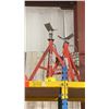 Image 1 : PAIR OF RIDGID VJ-99 V-HEAD ADJUSTABLE INDUSTRIAL PIPE STANDS