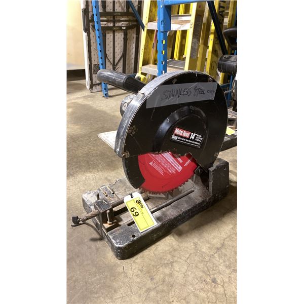 METAL DEVIL CSM14MB, 14" INDUSTRIAL ELECTRIC METAL CUTTING SAW