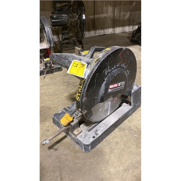 METAL DEVIL CSM14MB, 14" INDUSTRIAL ELECTRIC METAL CUTTING SAW