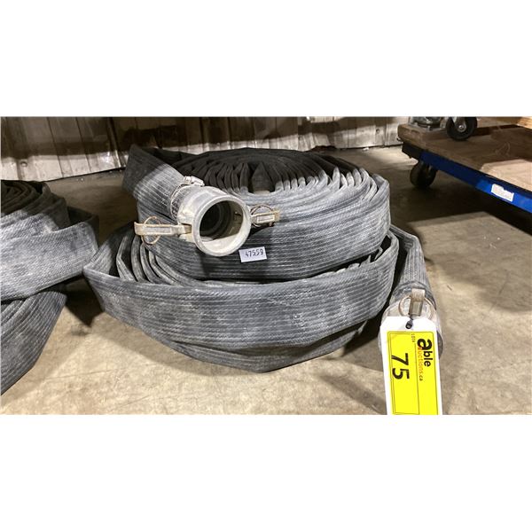 PAIR OF 2.5" INDUSTRIAL WATER HOSES