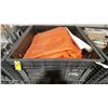 Image 1 : BIN OF ASSORTED LARGE INDUSTRIAL INSULATED CONSTRUCTION TARPS *BIN NOT INCLUDED*