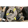 Image 2 : WOODEN CRATE OF ASSORTED VACUUM HOSES & ACCESSORIES *CRATE INCLUDED*