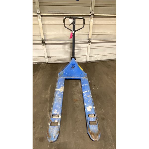 BLUE 5500LB CAPACITY INDUSTRIAL PALLET JACK