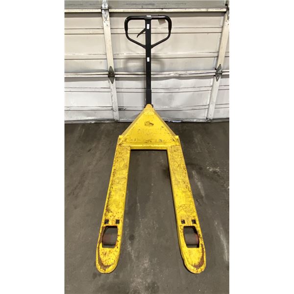 YELLOW 5500LB CAPACITY INDUSTRIAL PALLET JACK