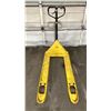 Image 1 : YELLOW 5500LB CAPACITY INDUSTRIAL PALLET JACK