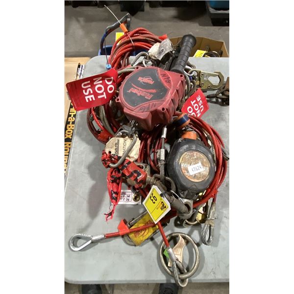 ASSORTED FALL PROTECTION EQUIPMENT