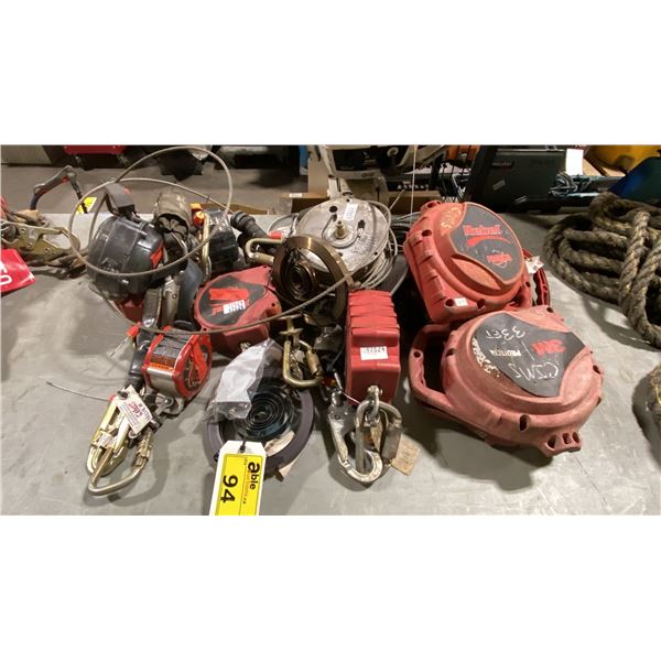 ASSORTED FALL PROTECTION EQUIPMENT