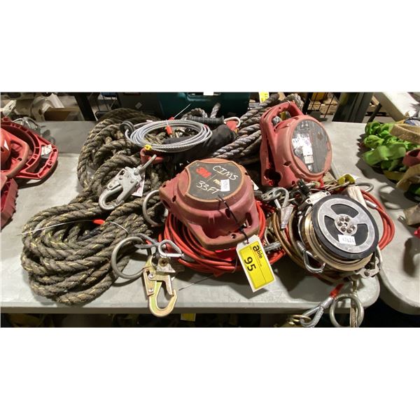 ASSORTED FALL PROTECTION EQUIPMENT