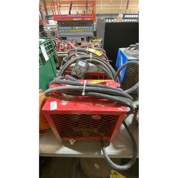 3 ELECTRIC INDUSTRIAL JOBSITE HEATERS 240V
