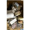Image 2 : 2 BOXES OF ASSORTED LIGHT BULBS, MAINLINE STOP VALVES, AUTOMOTIVE MIRROR & ASSORTED PLUMBING PARTS