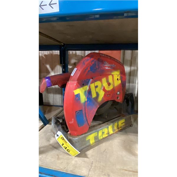 MILWAUKEE 6177-20, 14" INDUSTRIAL ELECTRIC ABRASIVE CUT OFF SAW