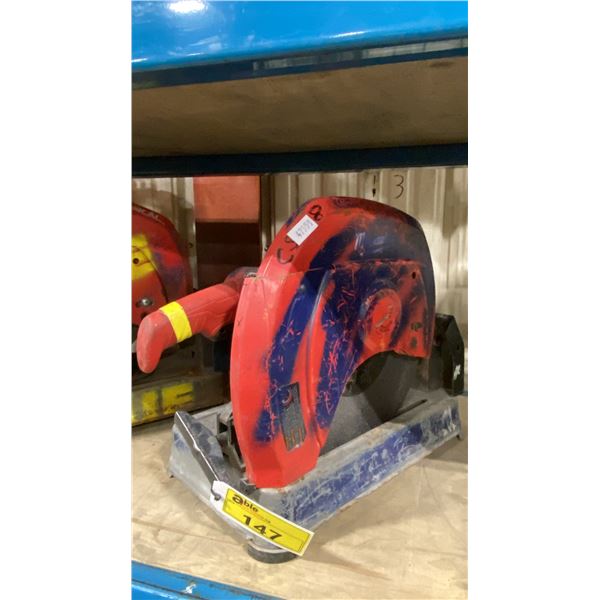 MILWAUKEE 6177-20, 14" INDUSTRIAL ELECTRIC ABRASIVE CUT OFF SAW