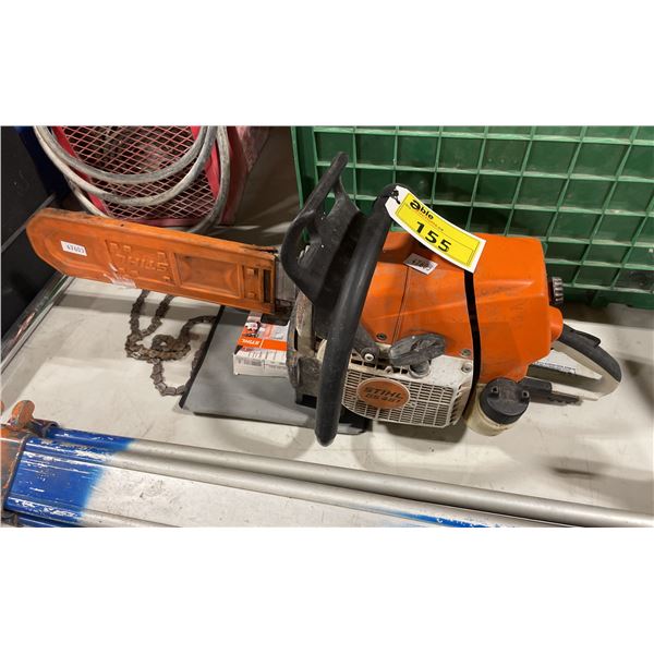STIHL GS461 GAS POWERED INDUSTRIAL CHAIN SAW WITH GUARD & EXTRA CHAIN