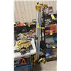Image 1 : DEWALT DW723 FOLDING PORTABLE INDUSTRIAL MITER SAW STAND WITH 2 SAW CONNECTOR FEET & PARTS