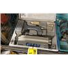 Image 2 : MAKITA ELECTRIC JIG SAW IN HARD TRANSPORT CASE, GREY PNEUMATIC BRAD NAILER IN HARD TRANSPORT CASE,