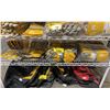 Image 1 : SHELF OF ASSORTED YELLOW / GREY ZENITH INDUSTRIAL WORK GLOVES *SHELF NOT INCLUDED*