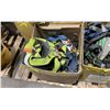 Image 1 : BOX OF ASSORTED RIGGING HARNESS & FALL PROTECTION STRAPS *MUST TAKE ALL IN BOX*
