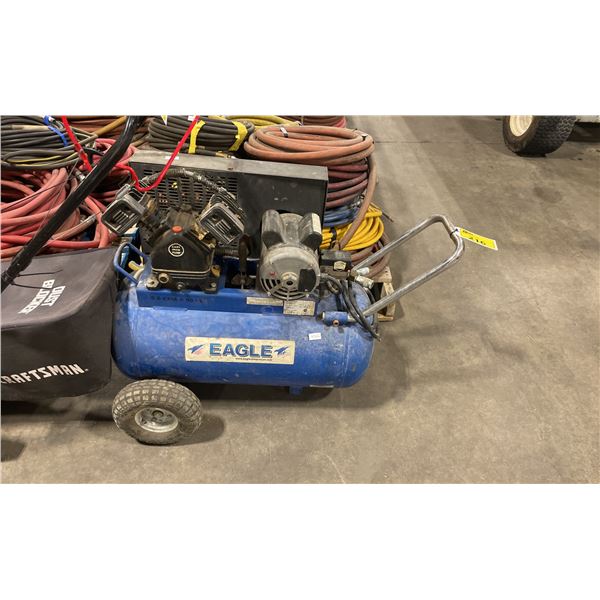 EAGLE P310H1 MOBILE HORIZONTAL INDUSTRIAL ELECTRIC AIR COMPRESSOR