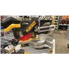 Image 1 : DEWALT INDUSTRIAL ELECTRIC COMPOUND MITER SAW WITH DEWALT FOLDING BENCH BRACKETS *NO STAND*