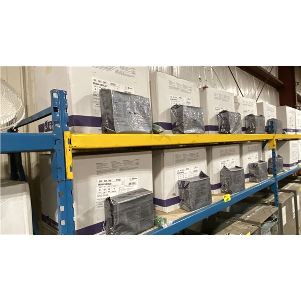 2 SHELVES OF 8 BOXES GRO-DAN GRO-SLAB COMMERCIAL HORTICULTURAL GROWING UNISLABS *MUST TAKE ALL*