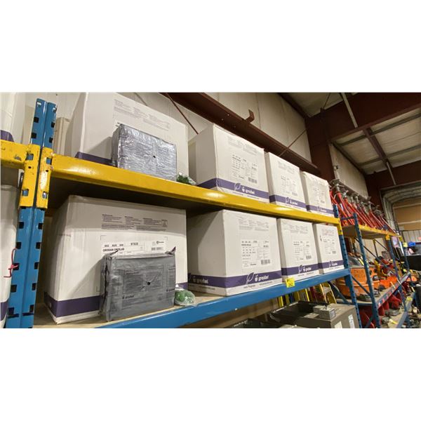 2 SHELVES OF 8 BOXES GRO-DAN GRO-SLAB COMMERCIAL HORTICULTURAL GROWING UNISLABS *MUST TAKE ALL*