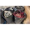 Image 2 : PALLET OF ASSORTED OF INDUSTRIAL PLUGS, LIGHTING, CABLES & ELECTRICAL COMPONENTS * BINS INCLUDED *