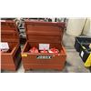 Image 1 : JOBOX 1-652990 HEAVY DUTY INDUSTRIAL JOB BOX WITH CONTENTS INCLUDING 3- 20L JERRY CANS