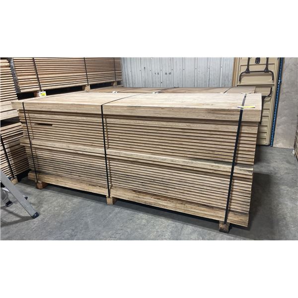LIFT OF 10' X 4' DOUBLE SIDED BAMBOO VENEERED L-LOCK 1 1/4" THICK CONSTRUCTION GRADE PLYWOOD