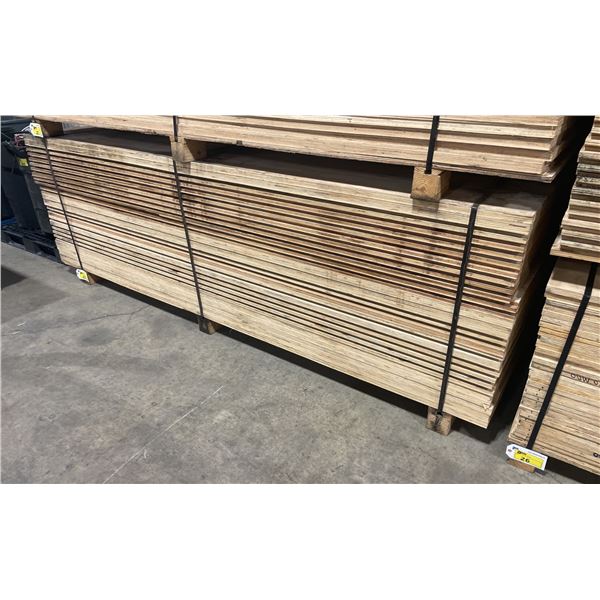 LIFT OF 10' X 4' DOUBLE SIDED BAMBOO VENEERED L-LOCK 1 1/4" THICK CONSTRUCTION GRADE PLYWOOD