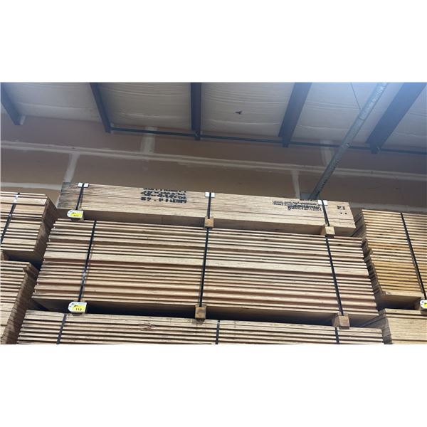 LIFT OF 10' X 4' DOUBLE SIDED BAMBOO VENEERED L-LOCK 1 1/4" THICK CONSTRUCTION GRADE PLYWOOD