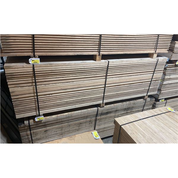 LIFT OF 10' X 4' DOUBLE SIDED BAMBOO VENEERED L-LOCK 1 1/4" THICK CONSTRUCTION GRADE PLYWOOD