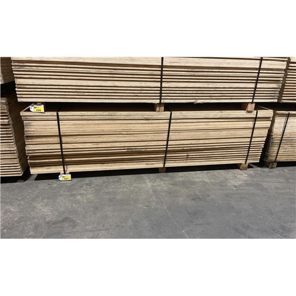 LIFT OF 10' X 4' DOUBLE SIDED BAMBOO VENEERED L-LOCK 1 1/4" THICK CONSTRUCTION GRADE PLYWOOD