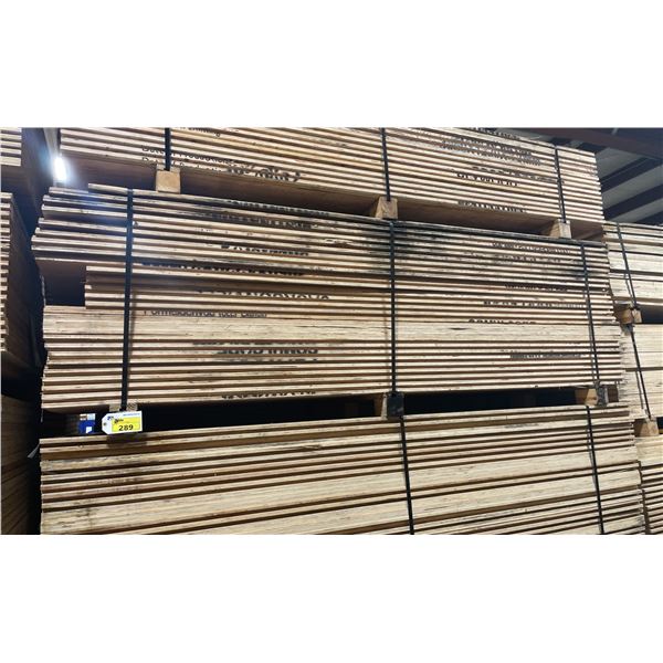 LIFT OF 10' X 4' DOUBLE SIDED BAMBOO VENEERED L-LOCK 1 1/4" THICK CONSTRUCTION GRADE PLYWOOD