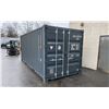 Image 1 : GREY 20' 67,200 MAX CAPACITY INDUSTRIAL TRANSPORT CONTAINER WITH DUAL SWING REAR DOORS