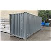 Image 2 : GREY 20' 67,200 MAX CAPACITY INDUSTRIAL TRANSPORT CONTAINER WITH DUAL SWING REAR DOORS