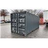 Image 1 : GREY 20' 67,200 MAX CAPACITY INDUSTRIAL TRANSPORT CONTAINER WITH DUAL SWING REAR DOORS