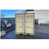 Image 2 : BEIGE 10' 10,120 MAX CAPACITY INDUSTRIAL OFFICE / SECURITY TRANSPORT CONTAINER WITH