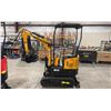 Image 3 : MIVA VA13 2025 YELLOW 13.5 HP GAS POWERED RUBBER TRACK MINI EXCAVATOR WITH ATTACHED