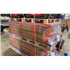 Image 1 : PALLET OF SKLP SK-HJ6 INDUSTRIAL 40' L BLUE / ORANGE 6 SECTION HEAVY DUTY METAL STORAGE SHELVING